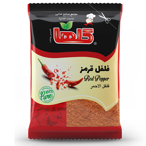 پودر فلفل قرمز " گلها " - بسته سلفونی ( 50 گرمی )