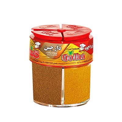 ادویه چهارتایی ( فلفل قرمز، دارچین، زردچوبه و ادویه مخلوط و کاری )  " گلها " - ( 60 گرمی )