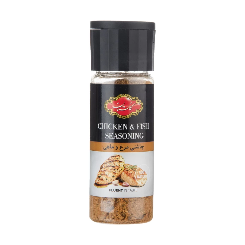 پودر چاشنی مرغ و ماهی گلستان 90 گرمی پت
