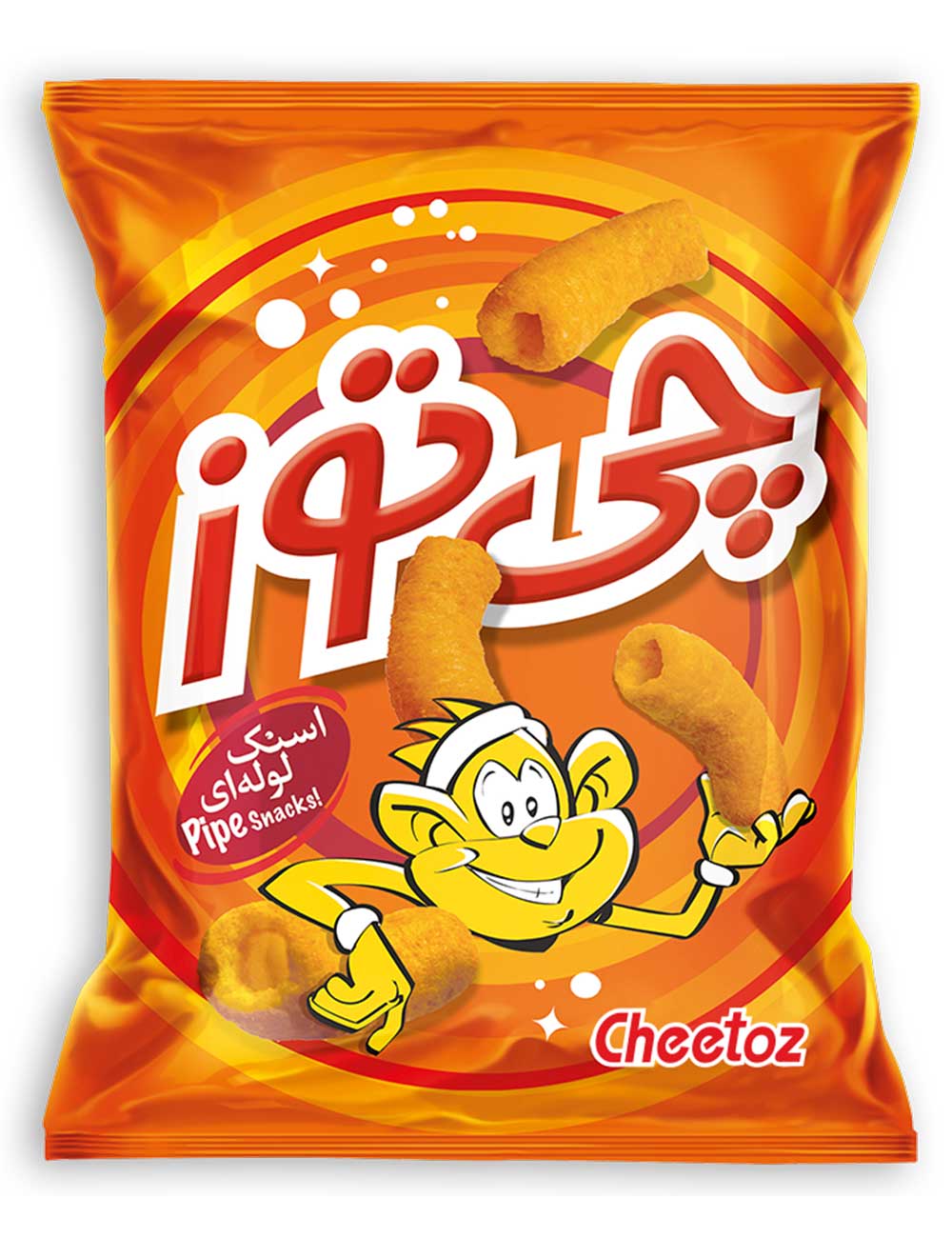 اسنک لوله ای پنیری چی توز 100 گرمی