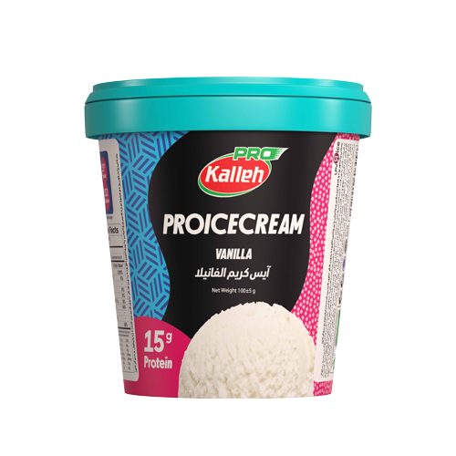پرو بستنی وانیلی پروتئین وی برند کاله وزن محصول ( 100g )