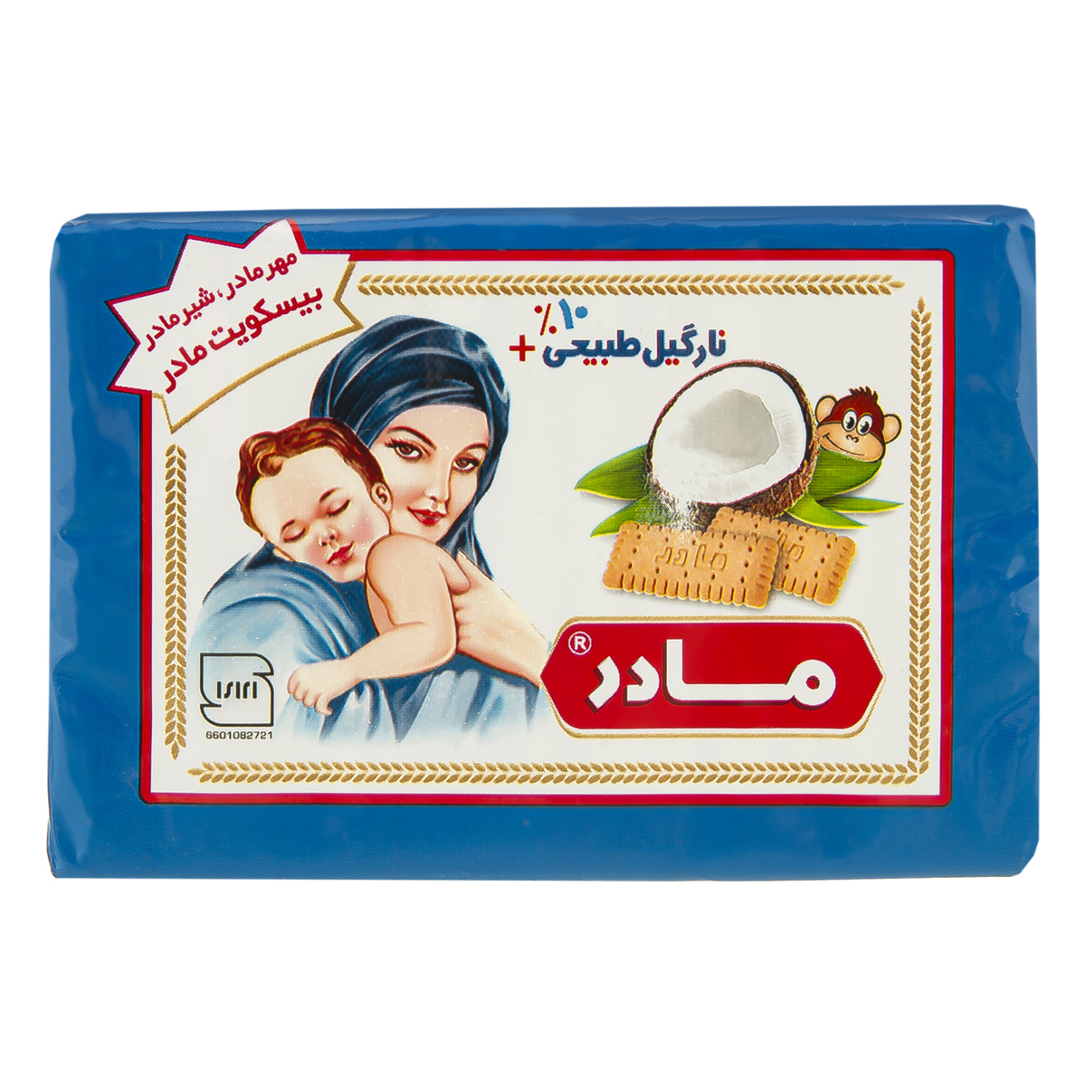 بیسکویت نارگیلی " مادر " ویتانا - ( آبی ) حاوی 10 درصد نارگیل طبیعی ( 70 گرمی )