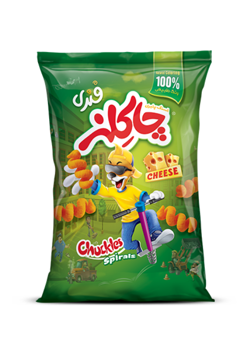 اسنک " فنری پنیری " چاکلز - ( 50 گرمی )