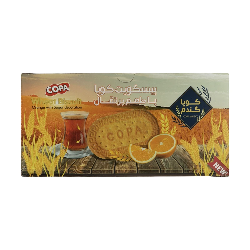 بيسکوييت کوپا با طعم پرتقال 450گرم
