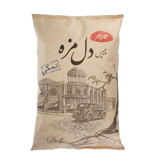 چیپس دل مزه مزه مزه نمکی 180 گرم
