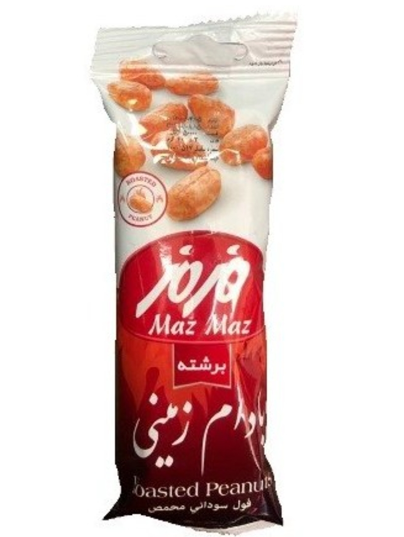 بادام زمینی برشته مزمز 40 گرمی