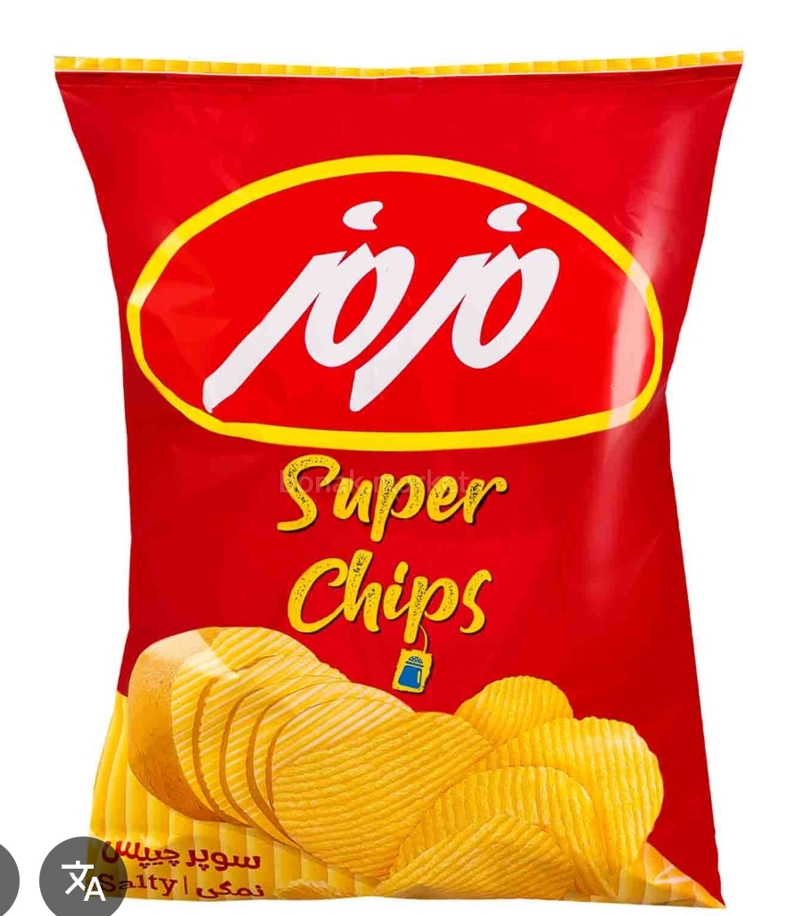 سوپر چیپس مز مز نمکی 120 گرم