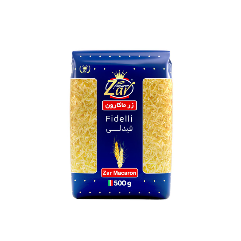 رشته فرمی فیدلی ( مخصوص سوپ ) زر ماکارون 500 گرم