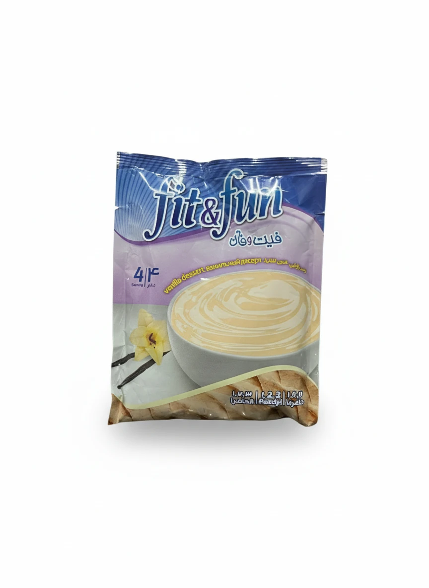 دسر وانیلی برند فیت و فان وزن محصول ( 110g )