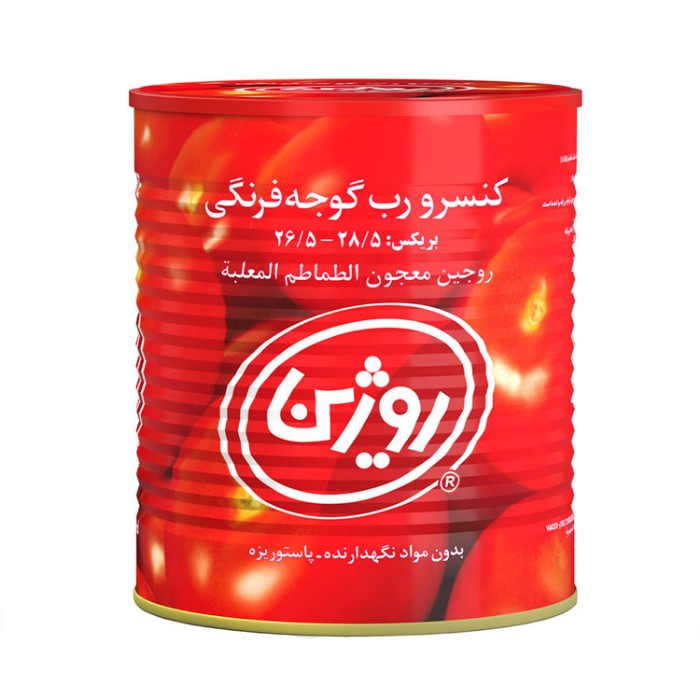 رب گوجه فرنگی روژین - ( 800 گرم )
