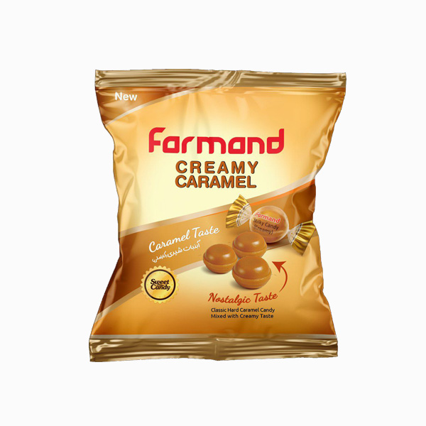 آبنبات شیری کاراملی برند فرمند وزن محصول ( 500g )
