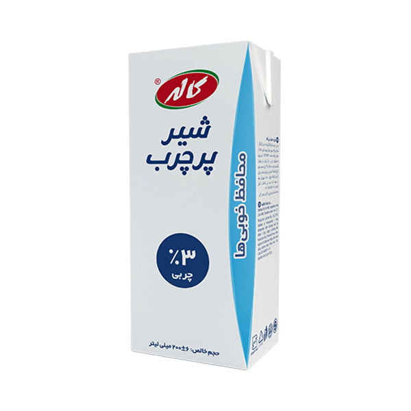 شیر پر چرب 200 میلی لیتر کاله