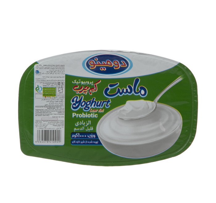 ماست " کم چرب " دومینو - ( 1 لیتری )