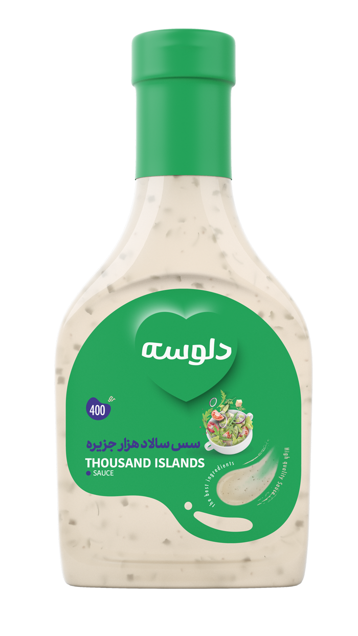 سس سالاد هزار جزیره دلوسه 400 گرمی