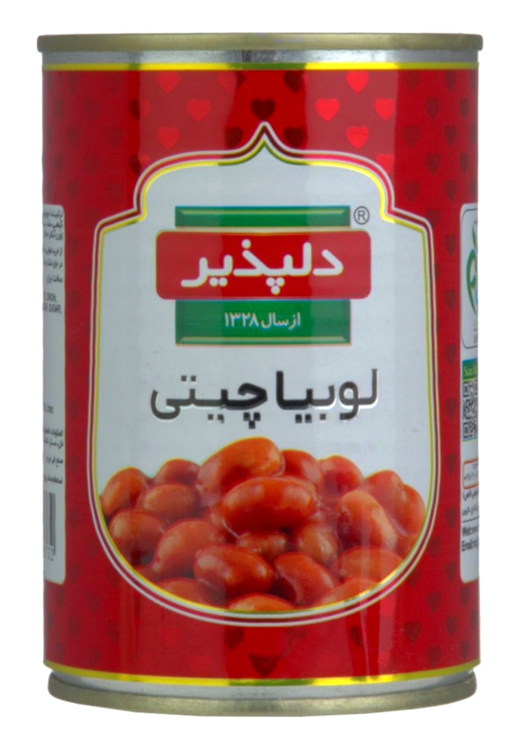 کنسرو لوبیاچیتی با سس گوجه ( 420 ) گرم دلپذیر