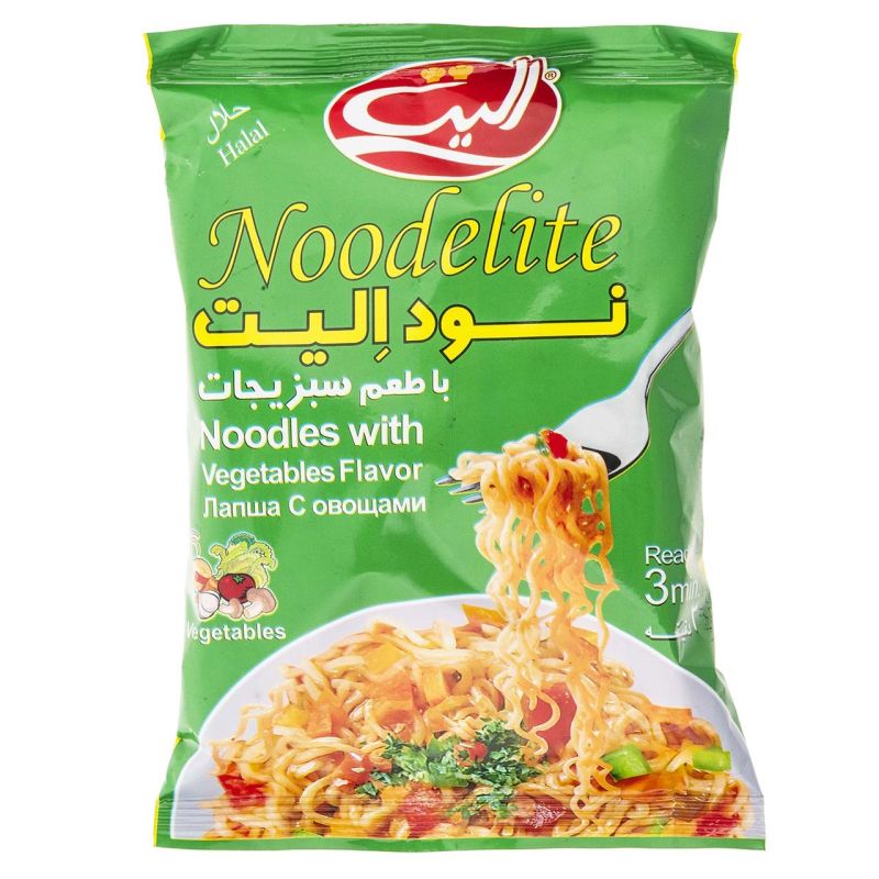 نودل " با طعم سبزیجات " الیت - ( 75 گرمی )