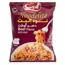 نودل " با طعم گوشت " الیت - ( 75 گرمی )