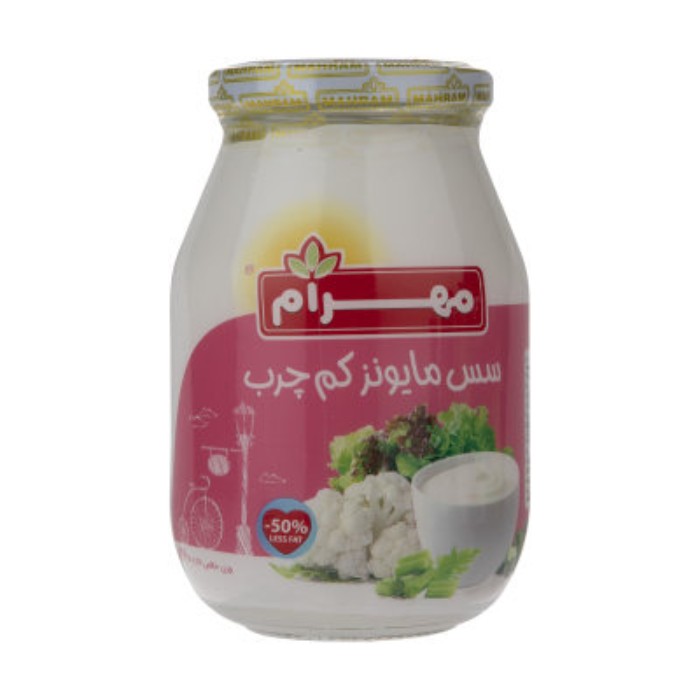 سس مایونز " کم چرب " مهرام - ( 450 گرم )