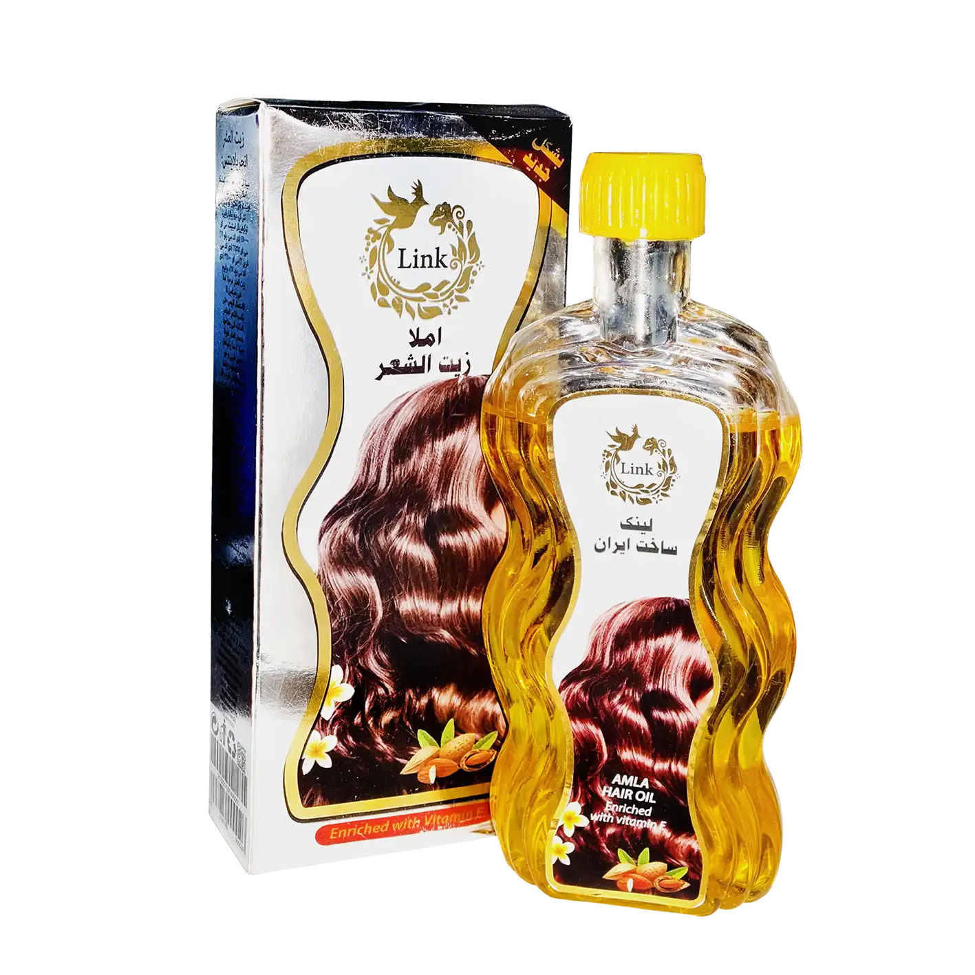 روغن " موی سر " لینک - ( حاوی روغن بادام ) کنترل شوره سر، دارای ویتامین E، بدون ایجاد ظاهری چرب برای مو ( 160 میلی لیتر )