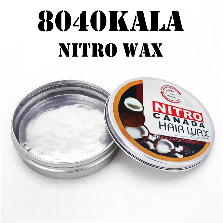 واکس و چسب مو  ( طلایی - با ماندگاری تا  24 ساعت )  نیترو  -  " براق کننده و نگه دارنده موهای نرم، صاف و فر " با عصاره نارگیل و رایحه خوش (150 گرم)