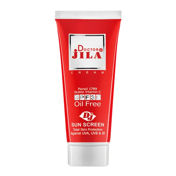 کرم ضد آفتاب " رنگی " دکتر ژیلا - ( فاقد چربی، SPF 30 ) مرطوب کننده، ضد چروک، ضد التهاب و قرمزی پوست ( 65 گرمی )