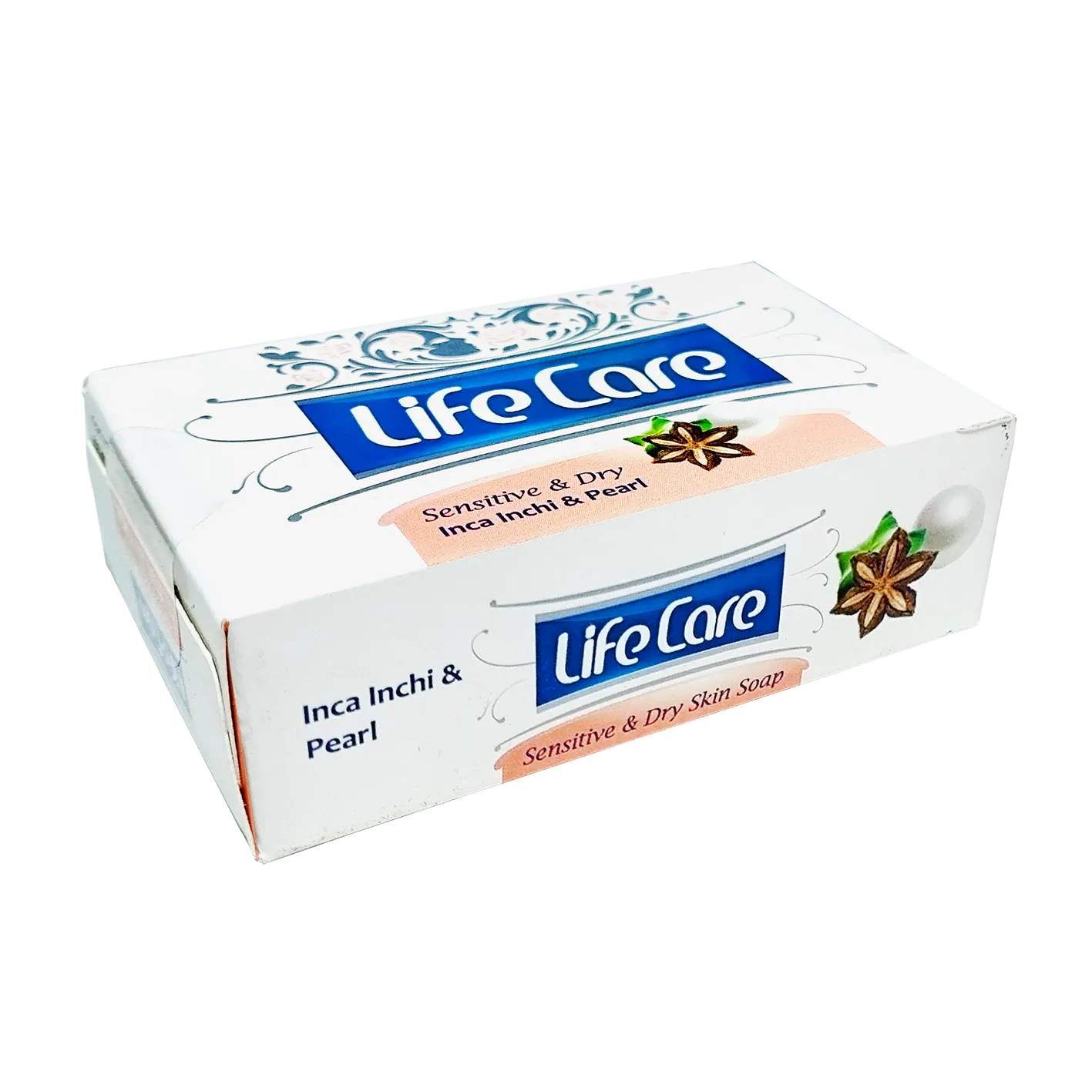 صابون " دستشویی " لایف کر - ( غنی شده با روغن اینکا اینچی و مروارید ) حاوی 1 عدد صابون ( قالب 90 گرمی )