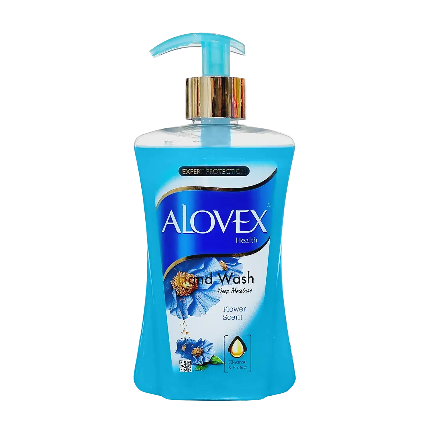 مایع دستشویی " پمپی Flower Scent " آلوکس - ( آبی، مایع صدفی ) نرم کننده و مرطوب کننده پوست دست ( 500 گرمی )