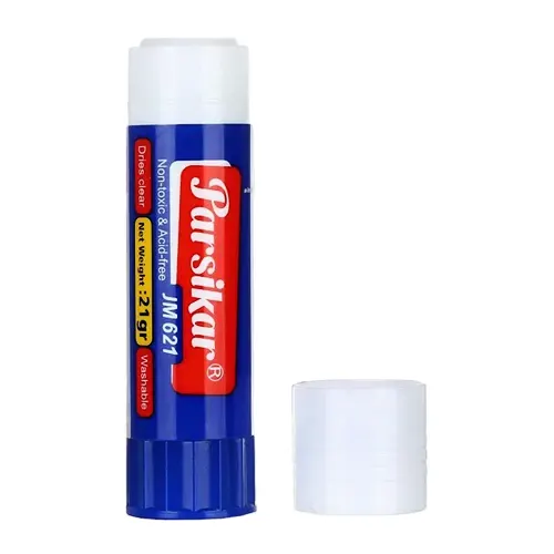 چسب ماتیکی بزرگ " سری JM636 "  پارسیکار  -  غیر سمی و قابل شستشو ( 36 گرمی )