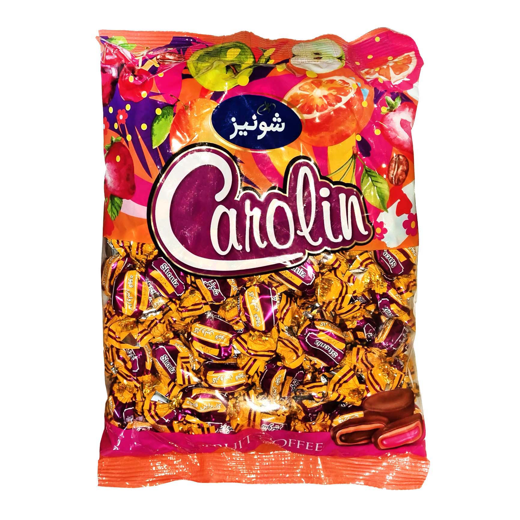 تافی مغزدار کاکائویی کارولین