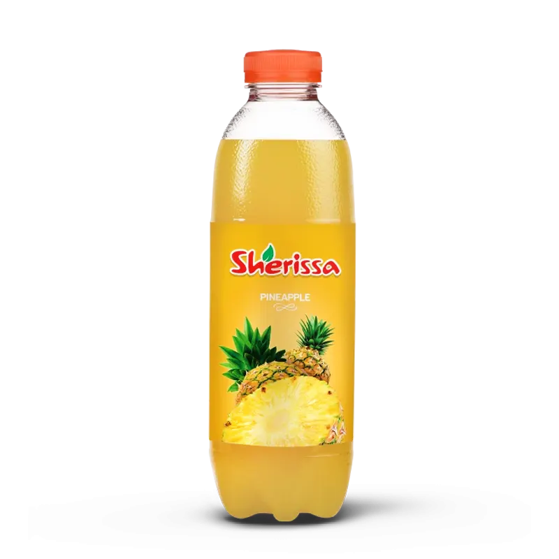 آبمیوه " آناناس " شریسا - ( بطری پت ) حاوی کنسانتره طبیعی آب آناناس ( 750 میلی لیتر )