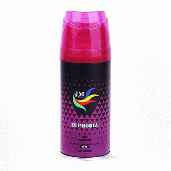 اسپری خوشبو کننده بدن " Euphoria " جی ام  - ( " ویژه بانوان " ، بنفش )  با ماندگاری تا 24 ساعت ( 150 میلی لیتر )