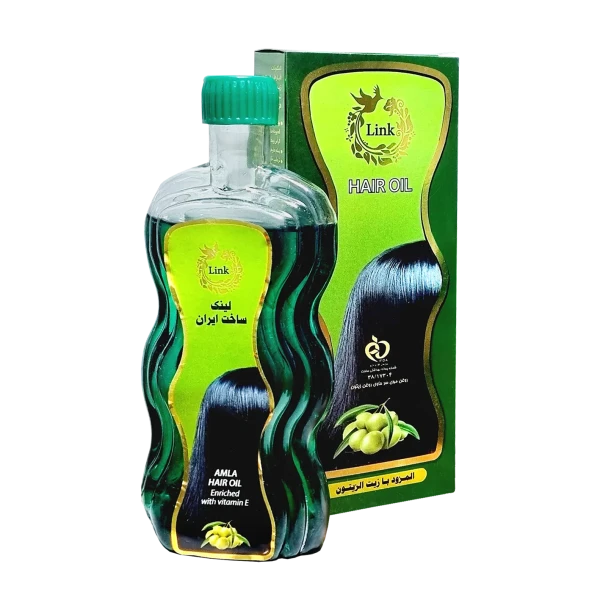 روغن " موی سر " لینک - ( حاوی روغن زیتون ) حالت دهنده، رطوبت رسان، برطرف کننده خشکی و وز مو ( 200 میلی لیتر )