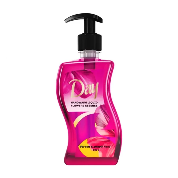 مایع دستشویی " پمپی " دی - ( صورتی ) حاوی مواد نرم کننده و سازگار با پوست دست ( 500 گرمی )
