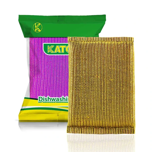 اسکاچ " استیل شوی "  کاتوس  -  ( سری K213 ) مناسب شستشوی ظروف و سطوح استیل ( سینک، اجاق گاز و ... )