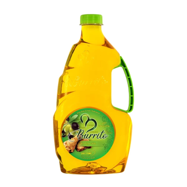 روغن مایع " زیتون " بوریتو - ( روغن سرخ کردنی، مقاوم در برابر حرارت ) حاوی روغن تصفیه شده آفتابگردان، کلزا و زیتون ( 1.72 لیتر )
