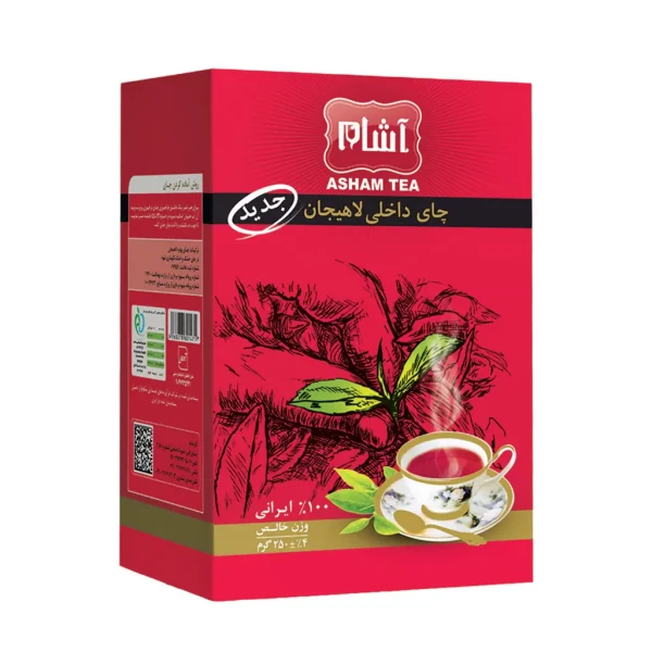 چای سیاه ایرانی " غیر معطر " آشام - ( چای سیاه شکسته لاهیجان ) حاوی چای بهاره لاهیجان ( 350 گرمی )