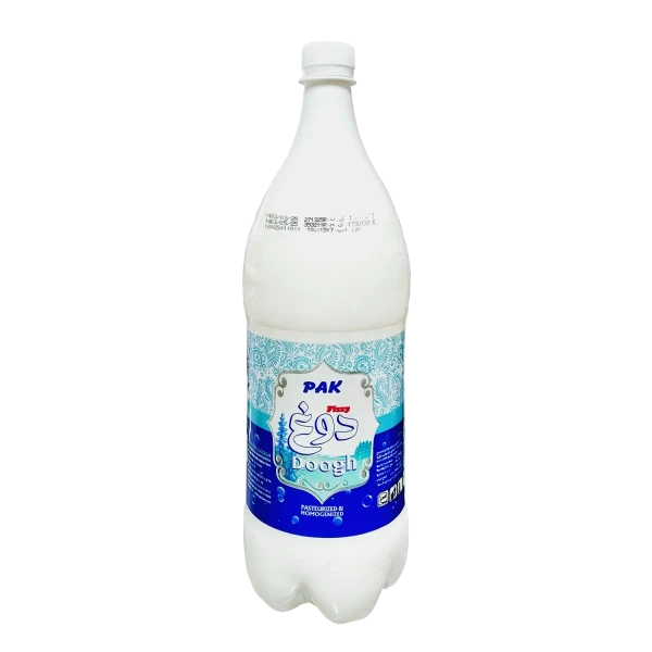 دوغ گازدار " تخمیری گرماندیده " پاک  -  پاستوریزه و هموژنیزه ( 1.5 لیتری )