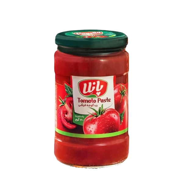 رب شیشه ای " گوجه فرنگی " پانلا - ( کنسرو رب پاستوریزه ) نیمه فرآوری شده با بریکس 35 ( 700 گرمی )